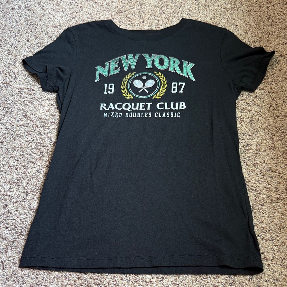 Aeropostale Black New York Graphic Tee